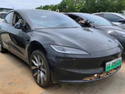 武汉市泡水车23年特斯拉MODEL 3泡水车00.0自动档