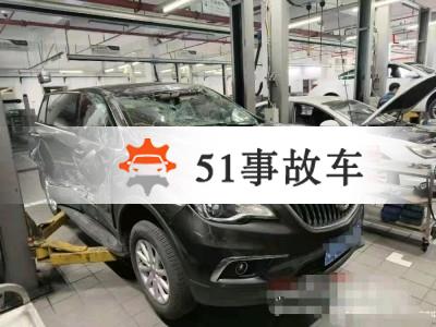 清远市事故车17年别克昂科威事故车2自动档-现停放于广东清远市