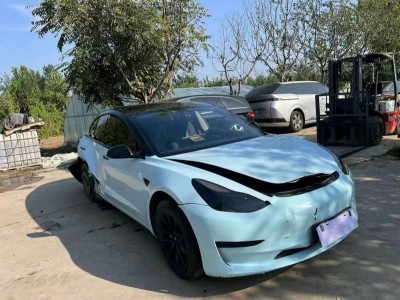 北京事故车23年特斯拉MODEL 3事故车0.00自动档-现停放于北京