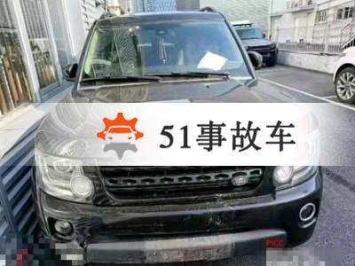 杭州市事故车15年路虎发现4事故车自动档-现停放于浙江杭州市