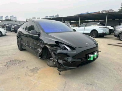 武汉市事故车23年特斯拉MODEL 3事故车0.00自动档-10月12日停放于河南郑州市