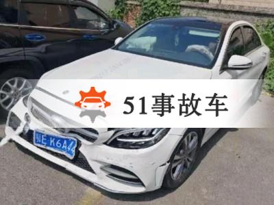 宜昌市事故车21年奔驰C事故车1.5自动档-现停放于湖北宜昌市